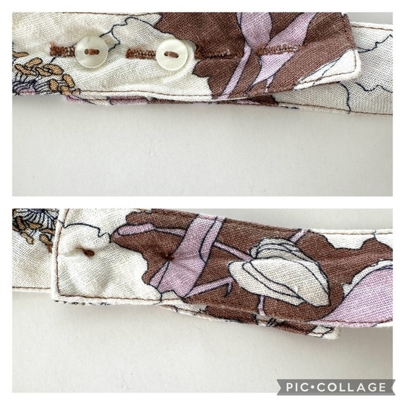 Abercrombie & Fitch fitted mini dress, sleeveless with halter top, linen blend - Picture 13 of 16